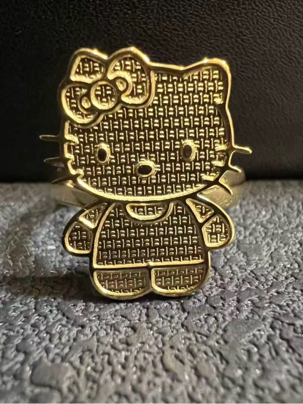 Gold Hello Kitty Ring